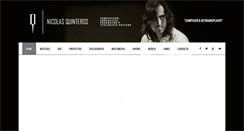 Desktop Screenshot of nicoquinterosmusic.com